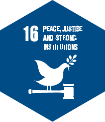 PEACE,JUSTICE AND STRONG INSTITUTIONS